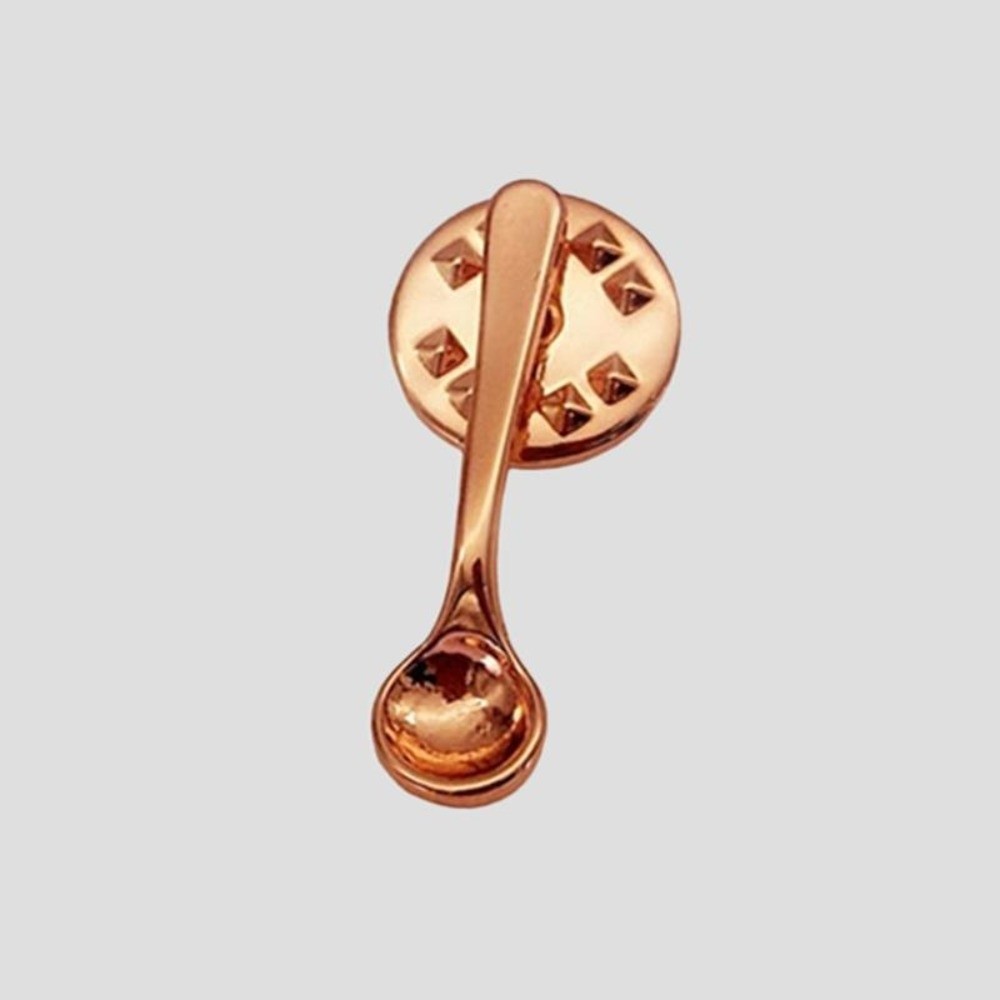 Vintage Collectible Spoons - Cute Design Spoon Brooch Creative Metal